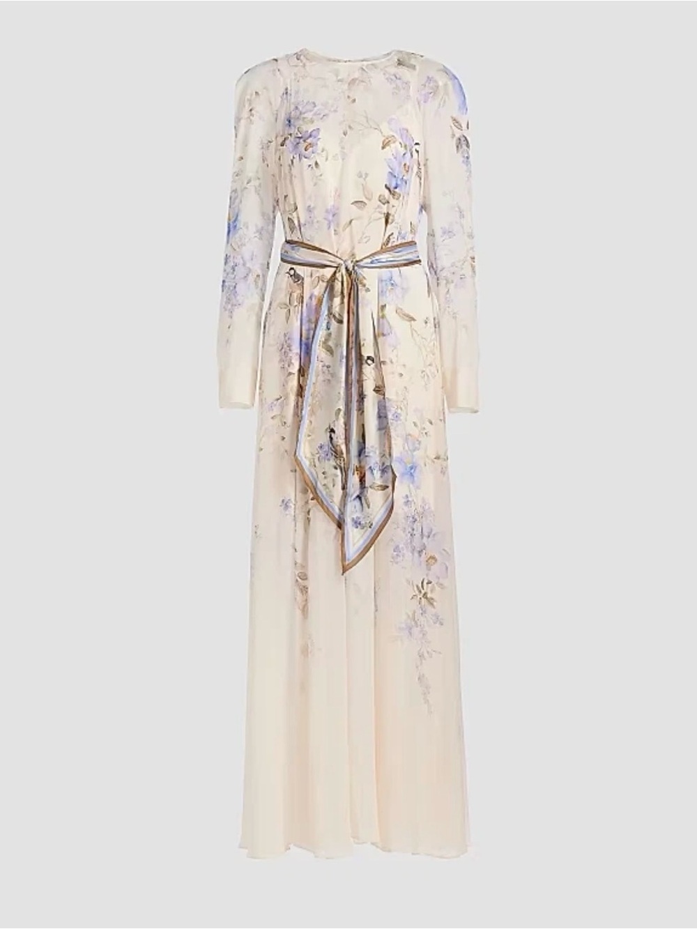 NEW Zimmermann Luna Long Sleeve Maxi Dress